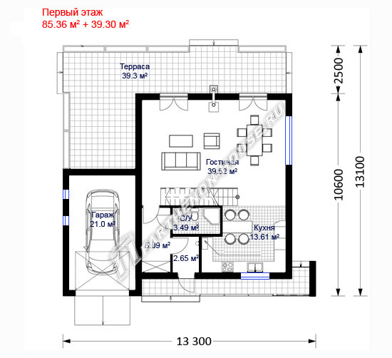 1 этаж дома ГБ-146